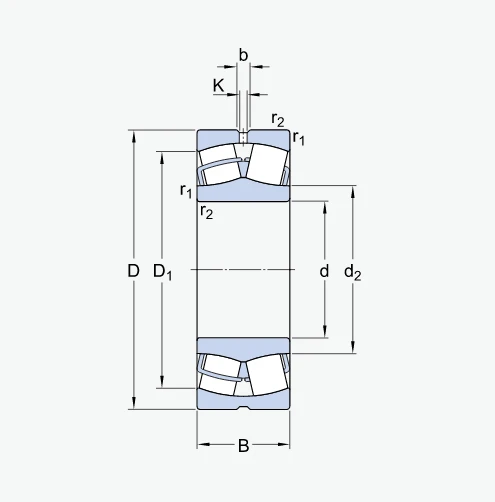 24020 CC/W33 Bearing Spherical Roller Bearings