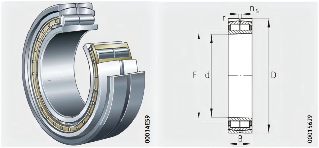 Available Z-565676.ZL-K-C5 Double Row Self-aligning Cylindrical Roller Bearings